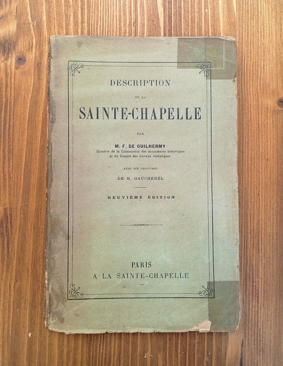 Description de la Sainte-Chapelle