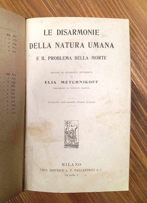 Di palo in frasca / Le disarmonie della natura umana …