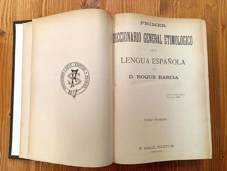 Diccionario general etimológico de la lengua española. Tomos I-V (opera …