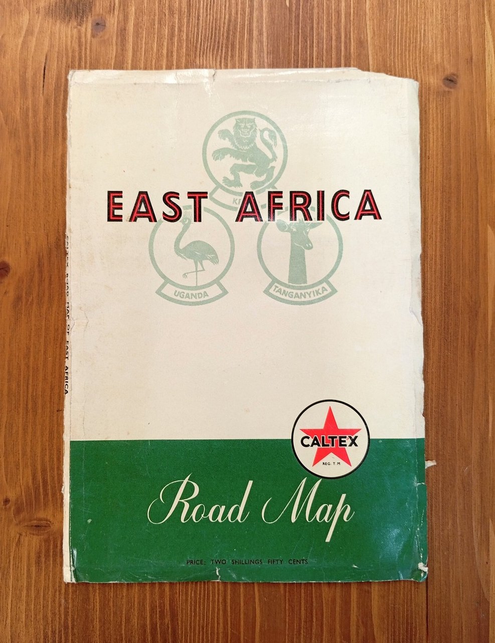East Africa. Road Map