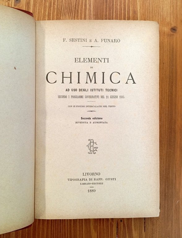 Elementi di chimica, ad uso degli istituti tecnici secondo i …