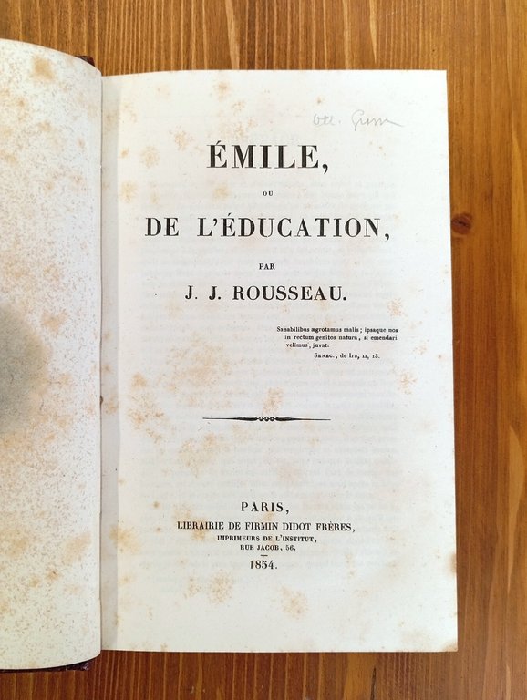 Émile, ou de l'éducation