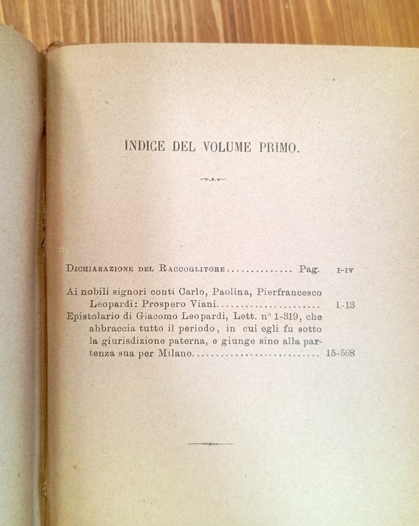 Epistolario. Vol. I e II (con estratto dal III)