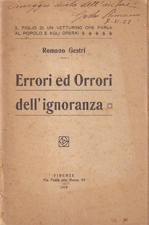 Errori ed Orrori dell'ignoranza | Immagine Gallery 2