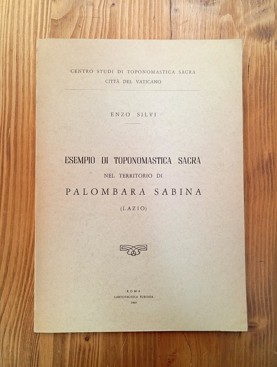 Esempio di toponomastica sacra nel territorio di Palombara Sabina (Lazio) | Immagine principale