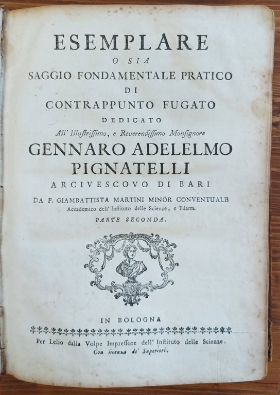 Esemplare o sia Saggio fondamentale pratico di contrappunto sopra il …