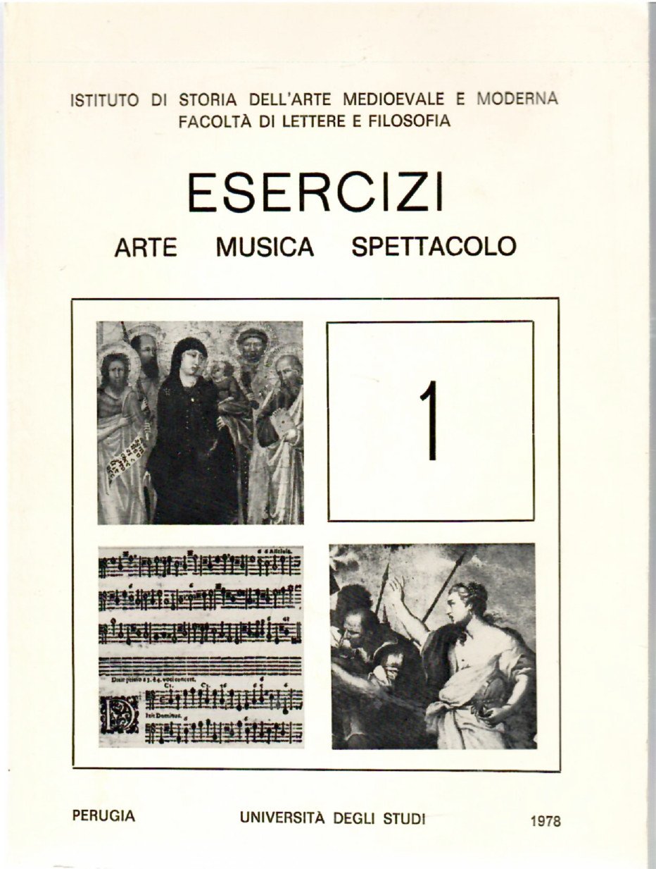 Esercizi. Arte, Musica, Spettacolo. N^ 1 | Immagine principale