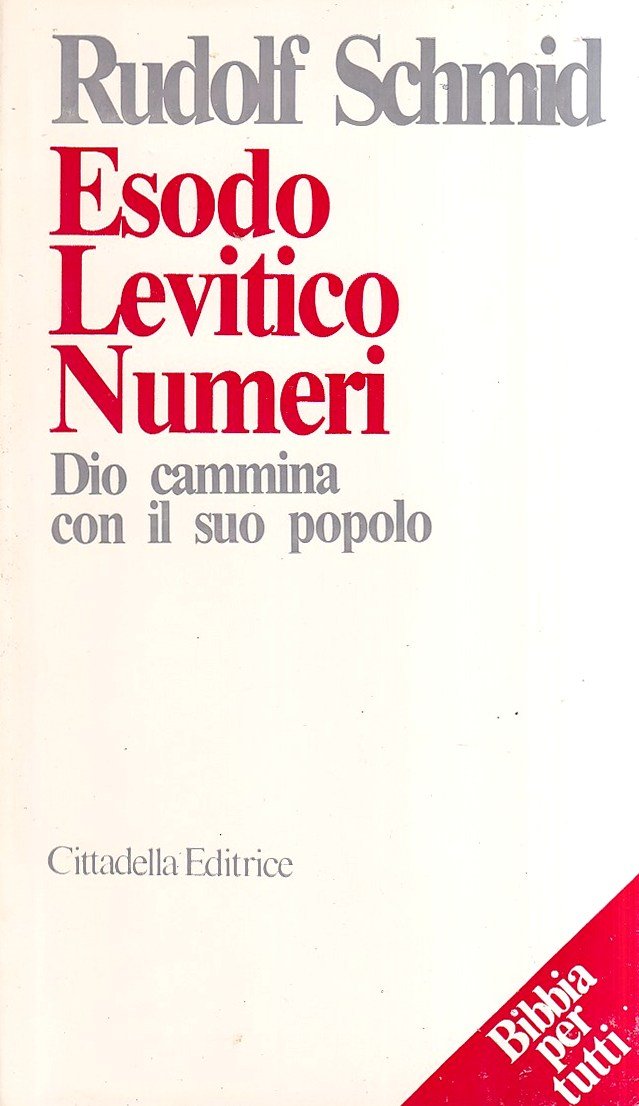 Esodo Levitico Numeri. Dio cammina con il suo popolo