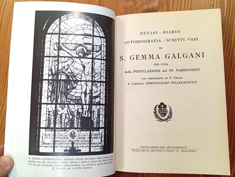 Estasi, diario, autobiografia, scritti vari di S. Gemma Galgani