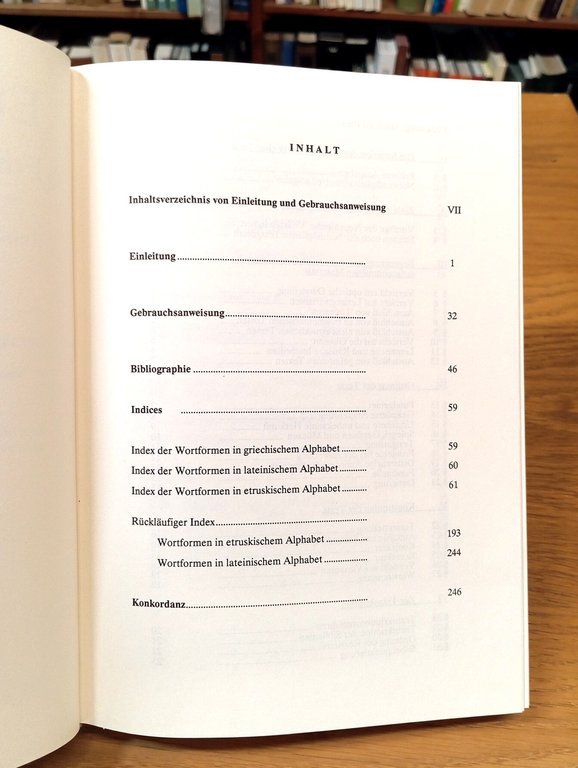 Etruskische Texte (Editio minor). Bände I &amp; II | Immagine Gallery 2