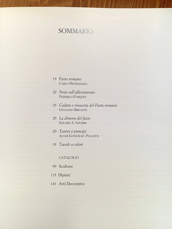 Fasto romano. Dipinti, sculture, arredi dai Palazzi di Roma | Immagine Gallery 2