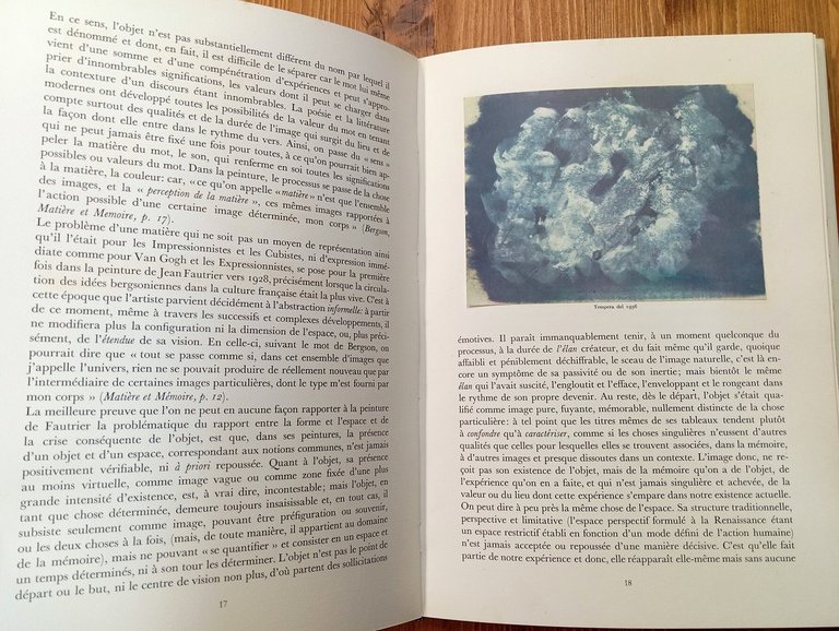 Fautrier. "Matière et Mèmoire"