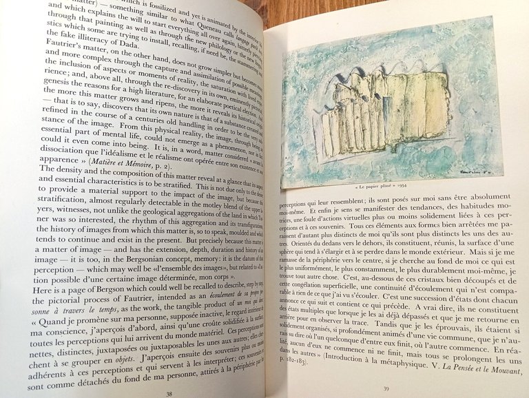 Fautrier. "Matière et Mèmoire"