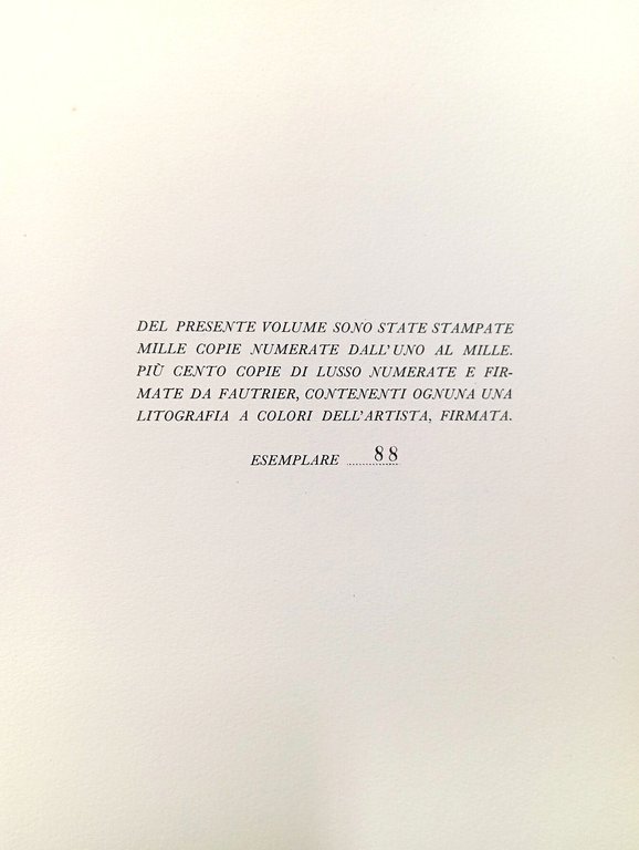 Fautrier. "Matière et Mèmoire"