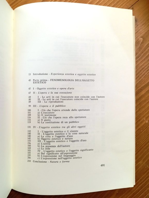 Fenomenologia dell'esperienza estetica. 1: L'oggetto estetico | Immagine Gallery 2