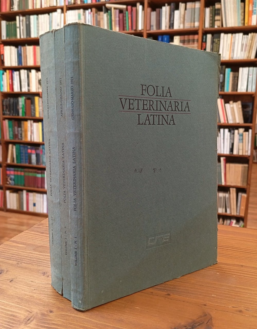 Folia Veterinaria Latina - Volume I, nn. 1, 2, 3-4