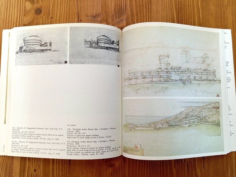 Frank Lloyd Wright. Dessins 1887 - 1959. Paris, Ecole Speciale …
