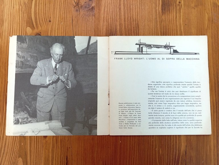 Frank Lloyd Wright. Una mostra della sua opera nell'ultimo decennio …