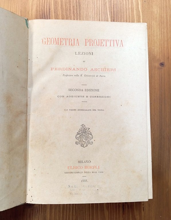 Geometria projettiva e descrittiva. Vol. I e II