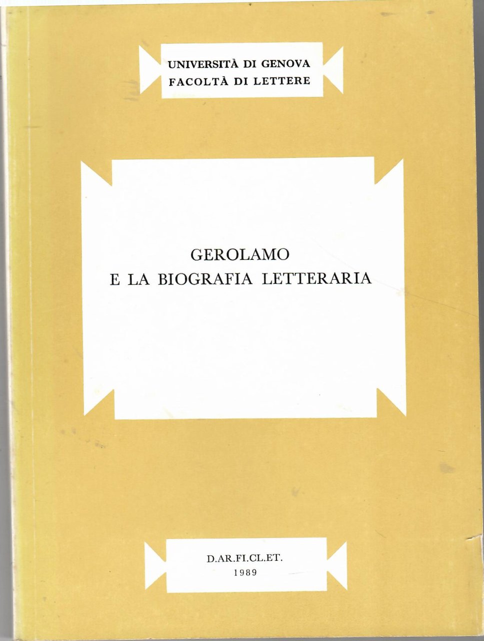 Gerolamo e la biografia letteraria | Immagine principale
