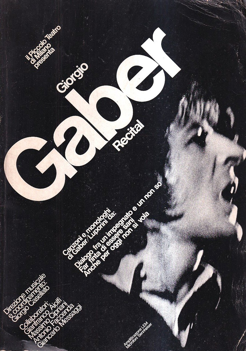 Giorgio Gaber - Recital