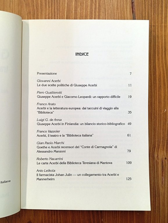 Giuseppe Acerbi tra classicismo e restaurazione. Atti del Convegno 31.5 … | Immagine Gallery 2