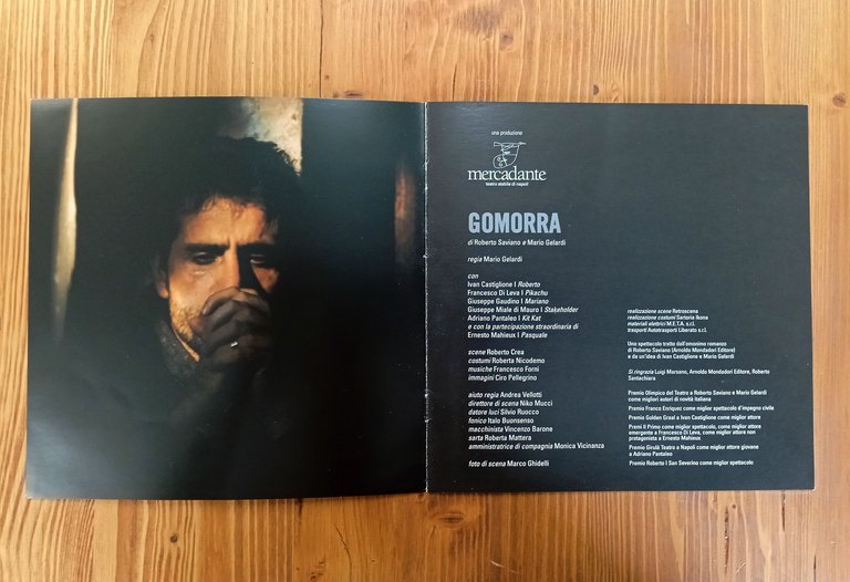 Gomorra (Programma di sala teatrale)