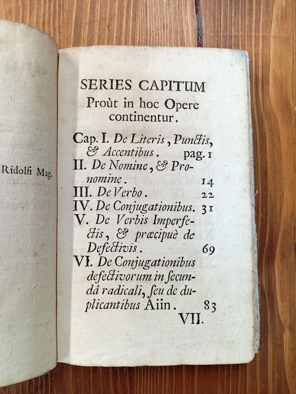 Grammaticae hebraeae rudimenta ad usum collegii urbani de propaganda Fide. …