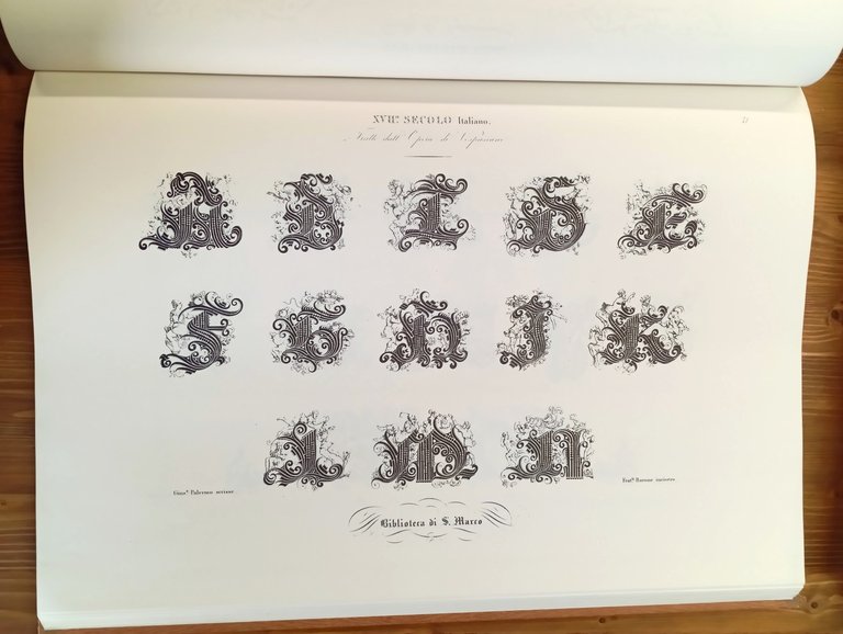 Grande album di calligrafia dedicato da G. Palermo [.] Cento …