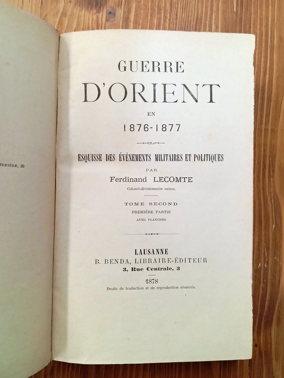 Guerre d'Orient en 1876-1877. Esquisse des événements militaires et politiques. … | Immagine Gallery 2