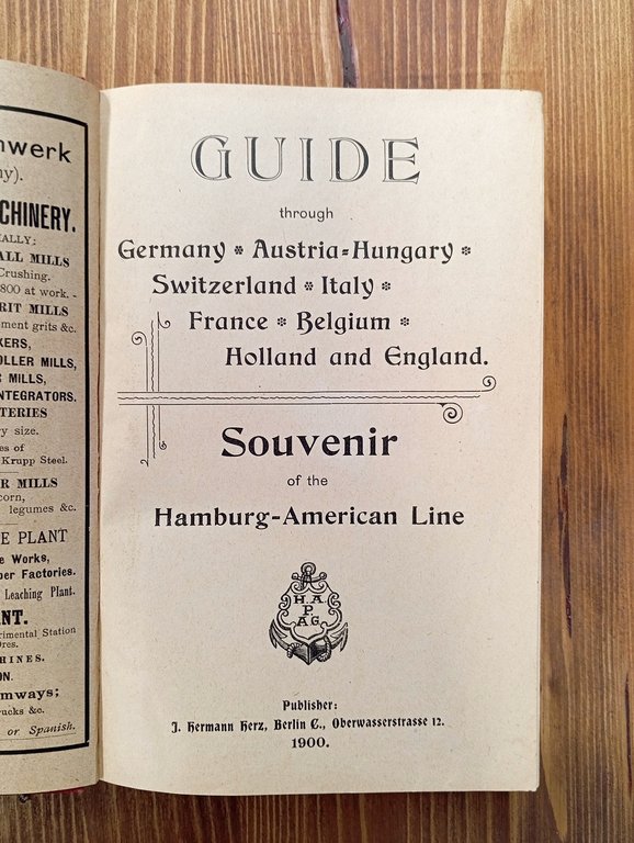 Guide Through Germany, Austria-Hungary, Switzerland, Italy, France, Belgium, Holland and …