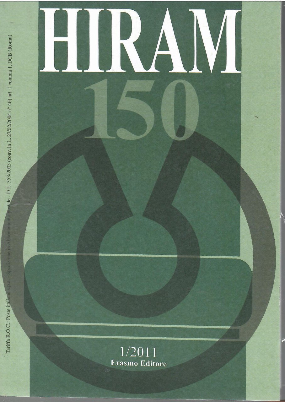 Hiram Rivista del Grande Oriente d'Italia 1/2011