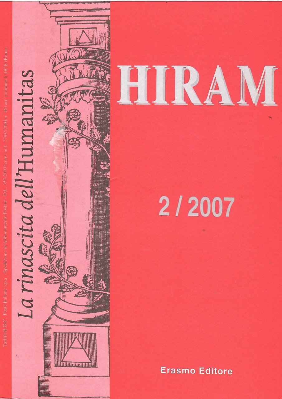 Hiram Rivista del Grande Oriente d'Italia 2/2007