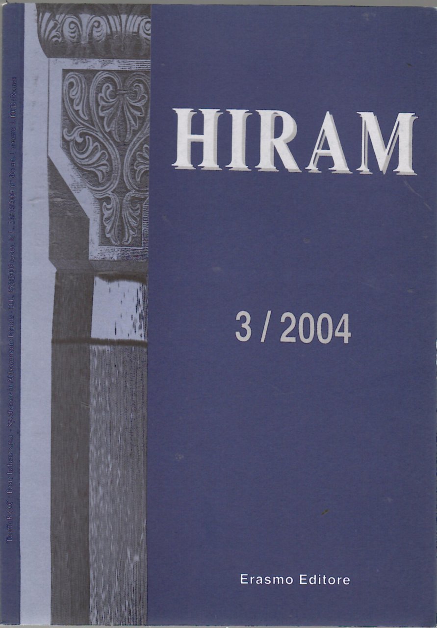 Hiram Rivista del Grande Oriente d'Italia 3/2004