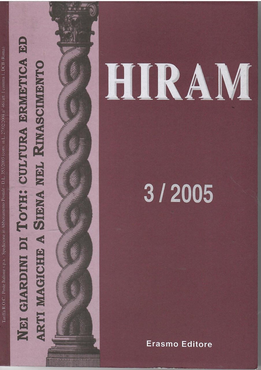 Hiram Rivista del Grande Oriente d'Italia 3/2005