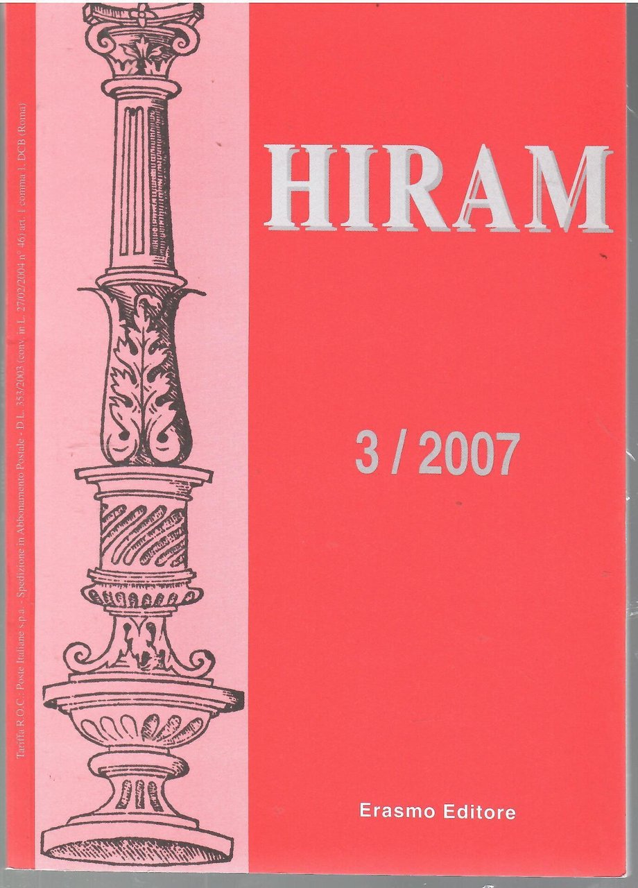 Hiram Rivista del Grande Oriente d'Italia 3/2007