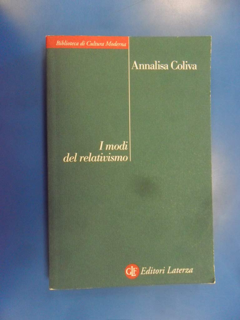 I modi del relativismo