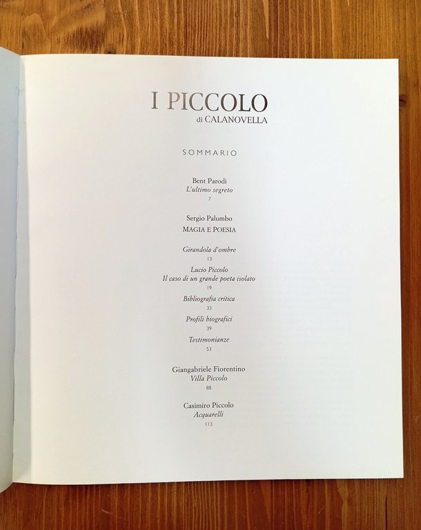 I Piccolo di Calanovella. Magia e poesia