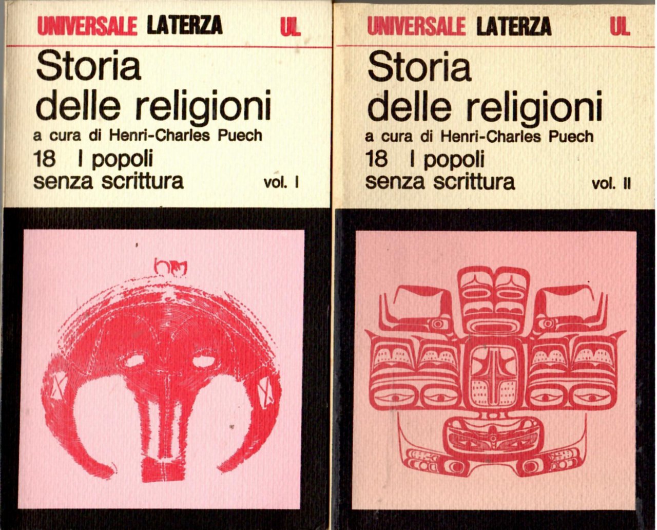 I Popoli senza scrittura. Storia delle religioni 18 (2 volumi)