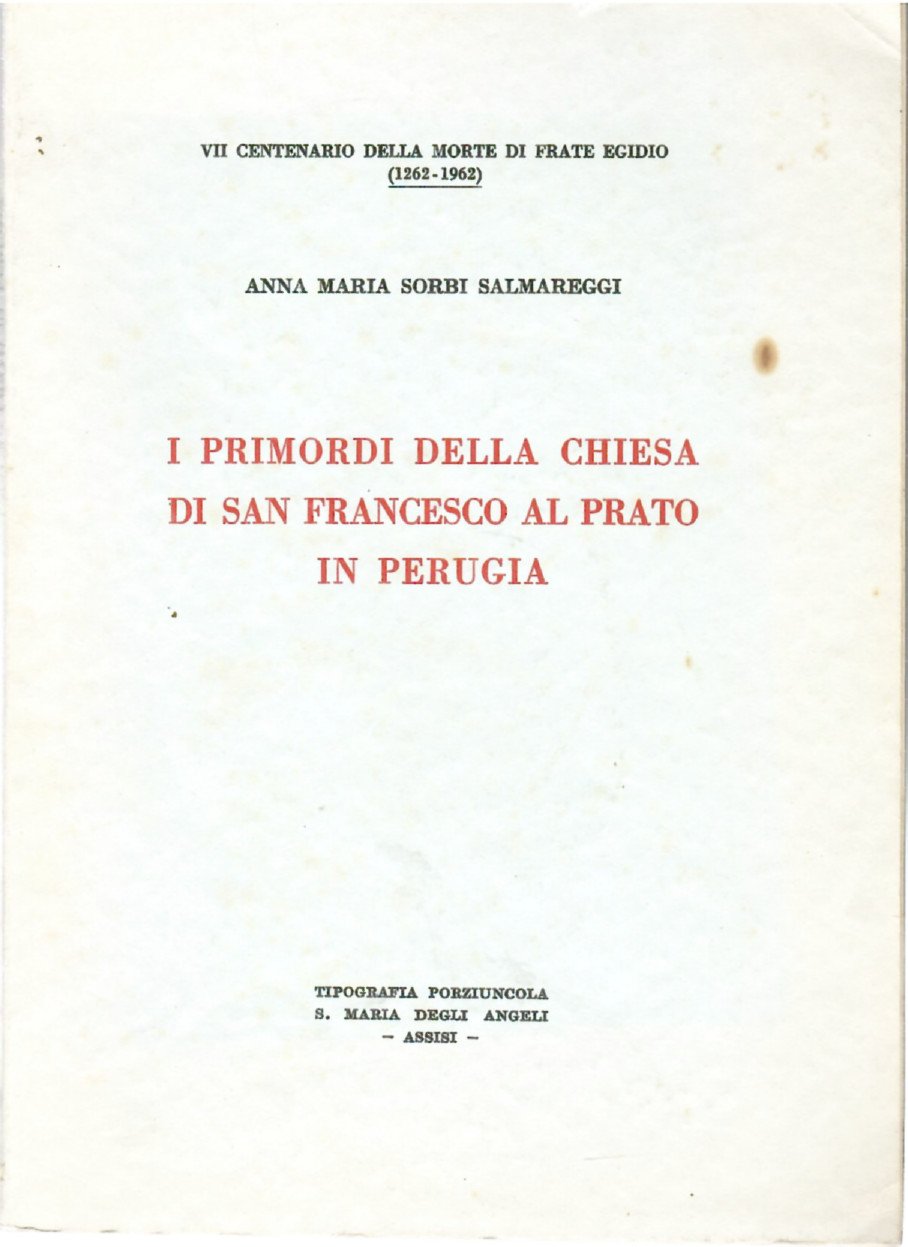 I Primordi della Chiesa di San Francesco al Prato in … | Immagine principale