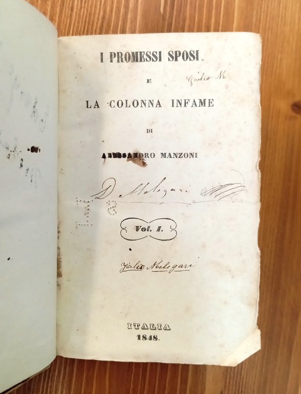 I Promessi sposi e La colonna infame