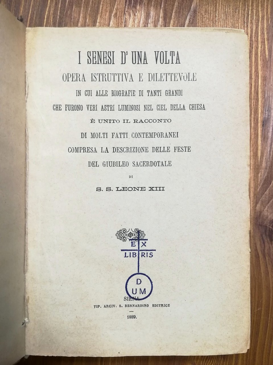I senesi d'una volta. Opera istruttiva e dilettevole in cui … | Immagine principale