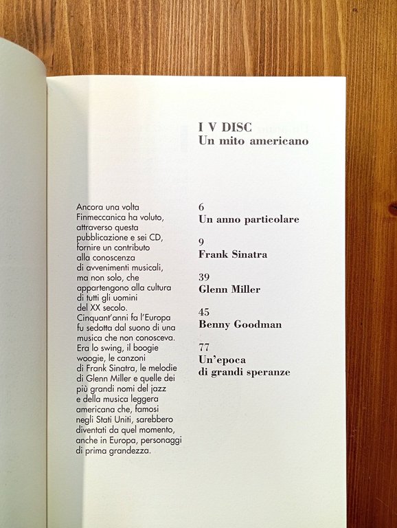 I V Disc. Un mito americano