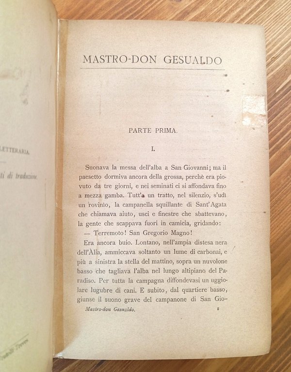 I Vinti. Mastro-don Gesualdo