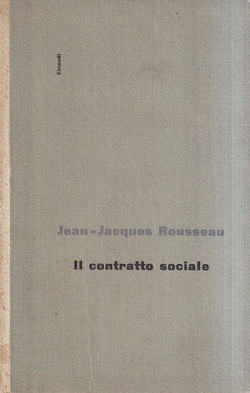 Il contratto sociale
