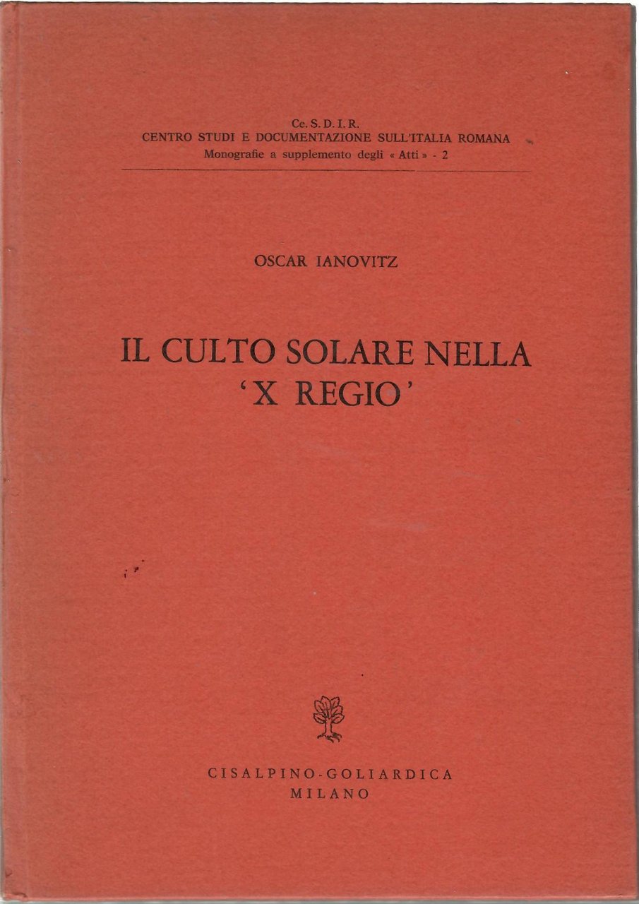 Il culto solare nella X Regio
