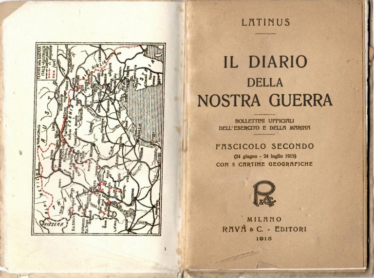 Il Diario Della Nostra Guerra Bollettini Uffuciali Dell'esercito e Della …