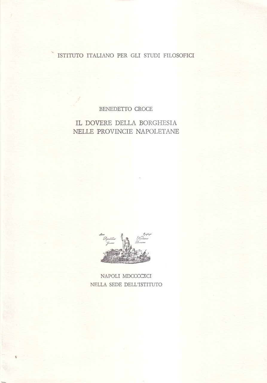 Il dovere della borghesia nelle provincie napoletane