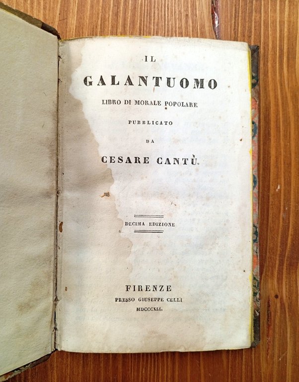 Il galantuomo. Libro di morale popolare | Immagine Gallery 2