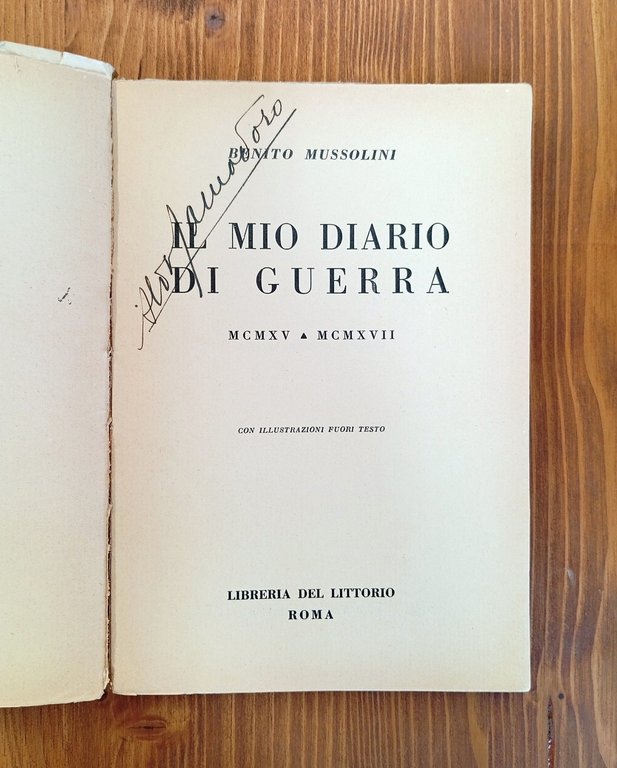 Il mio diario di guerra. 1915-1917